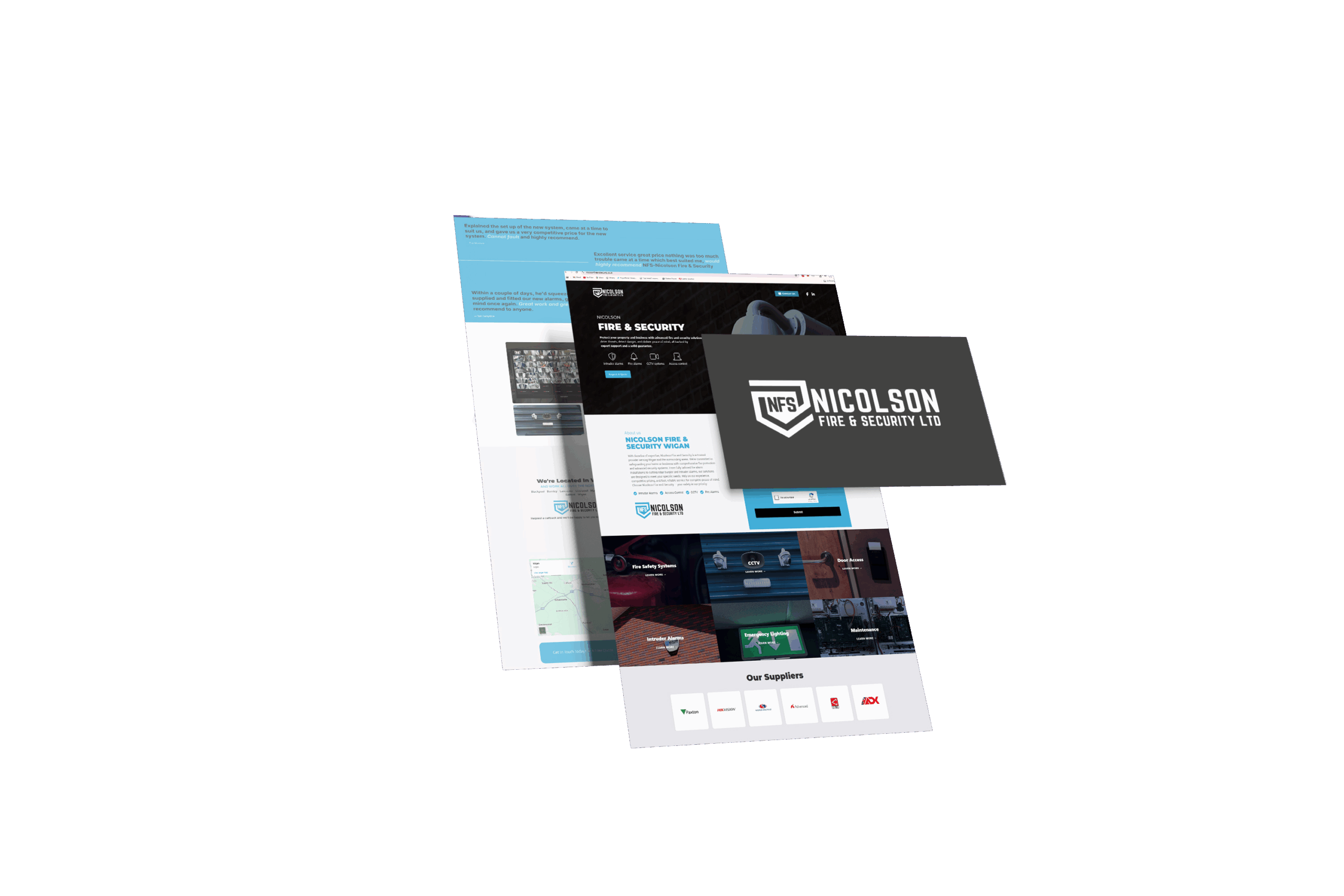 Nicolson Fire and Security website