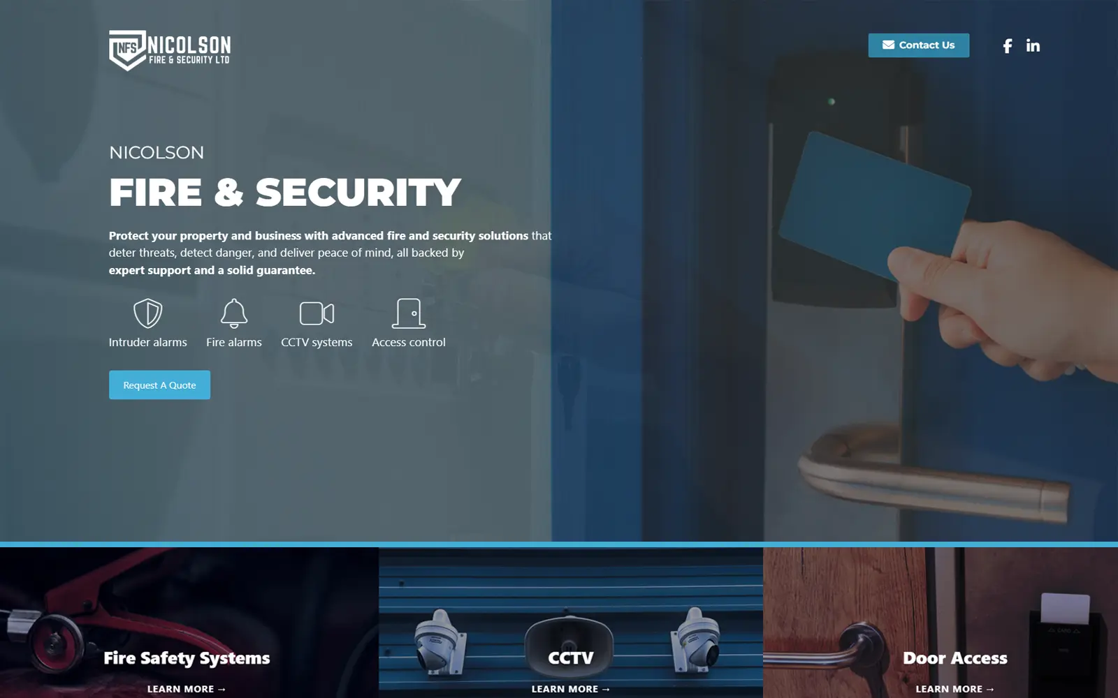 Another website designed by Marc Burke Designs